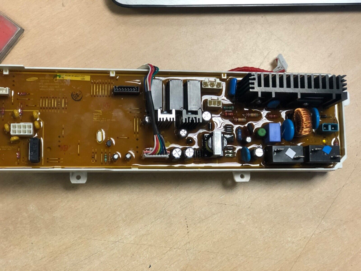 SAMSUNG WF80F5EBW4W WASHING MACHINE DISPLAY & POWER PCB DC92-01238E DC92-01240A £15 REFUND