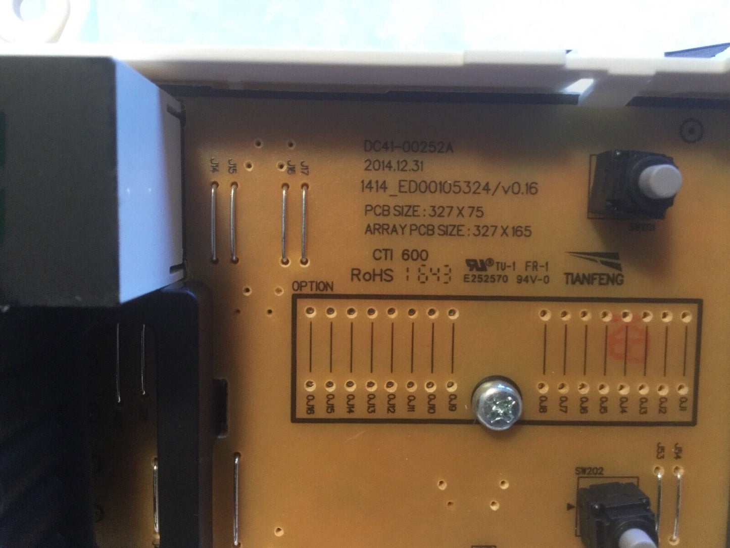 SAMSUNG WW90K5410UX WASHING MACHINE PCB - DC94-09648A DC92-01881A 5YR GUARANTEE